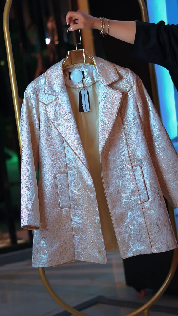 کت مجلسی زنانه ترک مدل پوست ماری | استایل خاص و لاکچری برای مهمانی‌ها