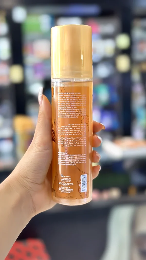 بادی اسپلش زنانه مای Endless با اکلیل طلایی حجم ۲۲۰ میل