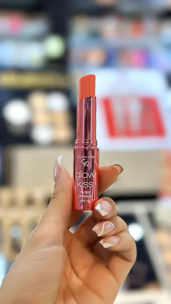 لیپ بالم تندد لب رنگی گلدن رز شماره 4 با SPF 15