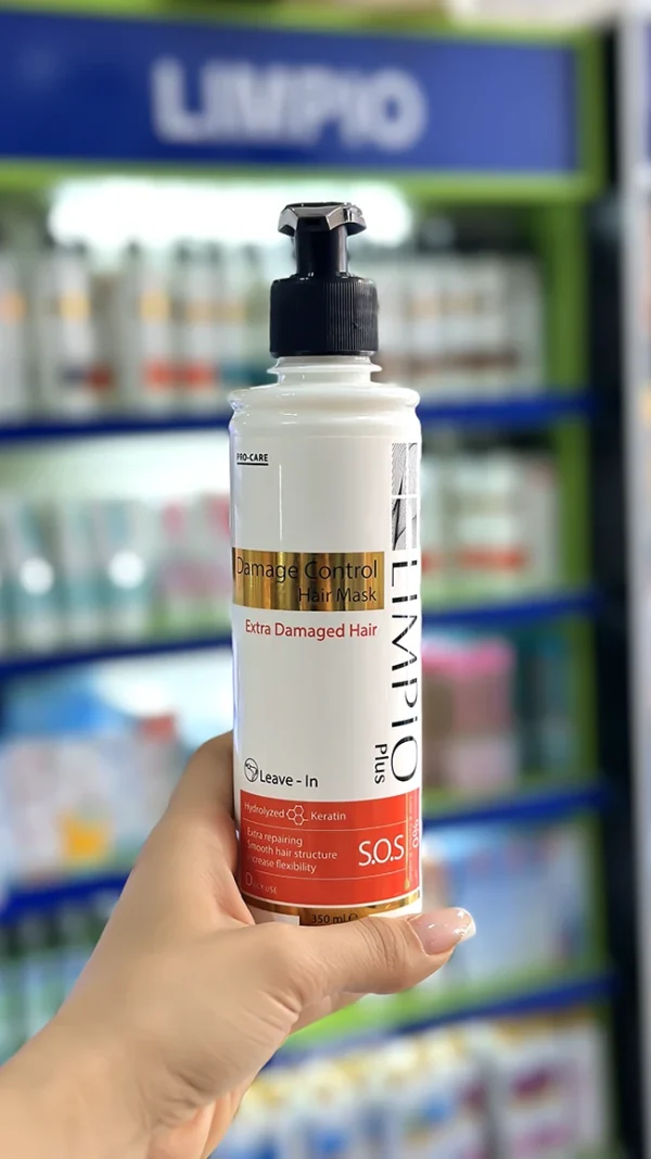 ماسک مو کراتینه لیمپیو پلاس بدون نیاز به آبکشی، ترمیم‌کننده و فاقد سولفات