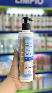 ماسک مو (بدون آبکشی ) لیمپیو پلاس ضد وز فاقد پارابن مناسب مو فر و آسیب دیده | حجم 350 میلی لیتر