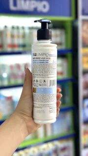 ماسک مو (بدون آبکشی ) لیمپیو پلاس ضد وز فاقد پارابن مناسب مو فر و آسیب دیده | حجم 350 میلی لیتر - Image 2