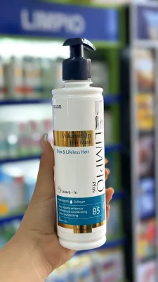 ماسک مو بعد از حمام لیمپیو پلاس حجم‌دهنده و ویتامینه ۳۵۰ میلی‌لیتر بدون سولفات