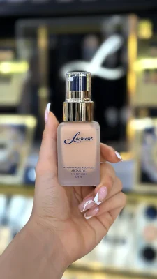 کرم پودر پمپی لوسمنت SPF30 حاوی روغن آرگان و آلوئه‌ورا ۳۵ میل