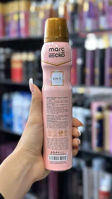 اسپری خوشبو کننده بدن مارک اکو رایحه لالیک لامور زنانه