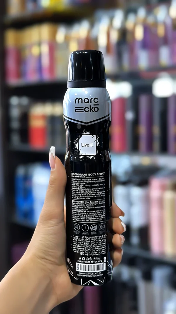 اسپری خوشبو کننده بدن مارک اکو رایحه مونت بلنک لجند مردانه