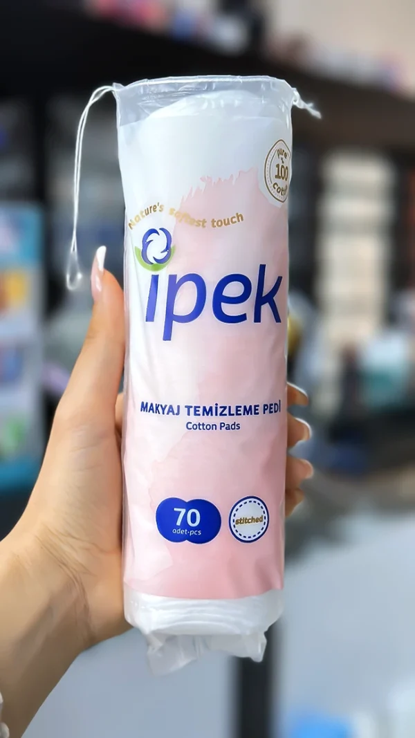 پد آرایش پاک کن ایپک بسته ۷۰ عددی مناسب انواع پوست پد آرایش پاک کن ایپک ۷۰ عددی نرم و بدون پرز