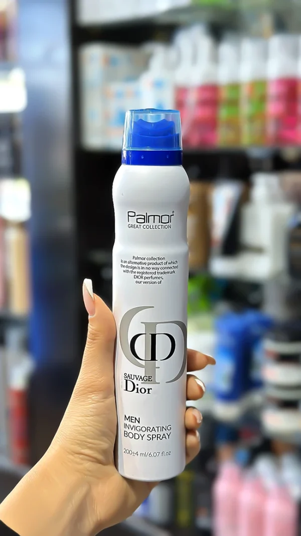 اسپری خوشبو کننده بدن پالمور رایحه ساواج دیور مردانه ۲۰۰ میل