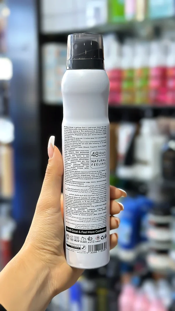 اسپری خوشبو کننده بدن پالمور رایحه اونتوس مردانه ۲۰۰ میل