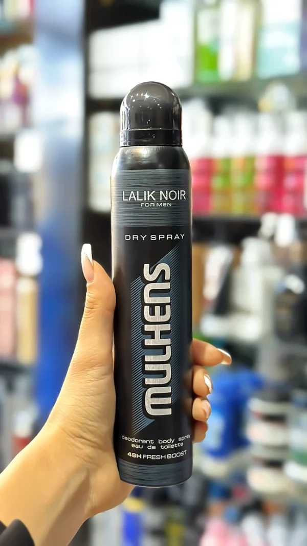 اسپری خوشبو کننده بدن مولهنس رایحه لالیک مشکی انکر نویر مردانه ۲۰۰ میل