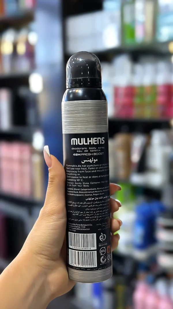 اسپری خوشبو کننده بدن مولهنس رایحه اونتوس مردانه ۲۰۰ میل