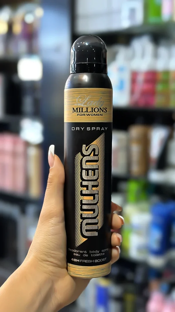 اسپری خوشبو کننده بدن مولهنس رایحه لیدی میلیون زنانه ۲۰۰ میل