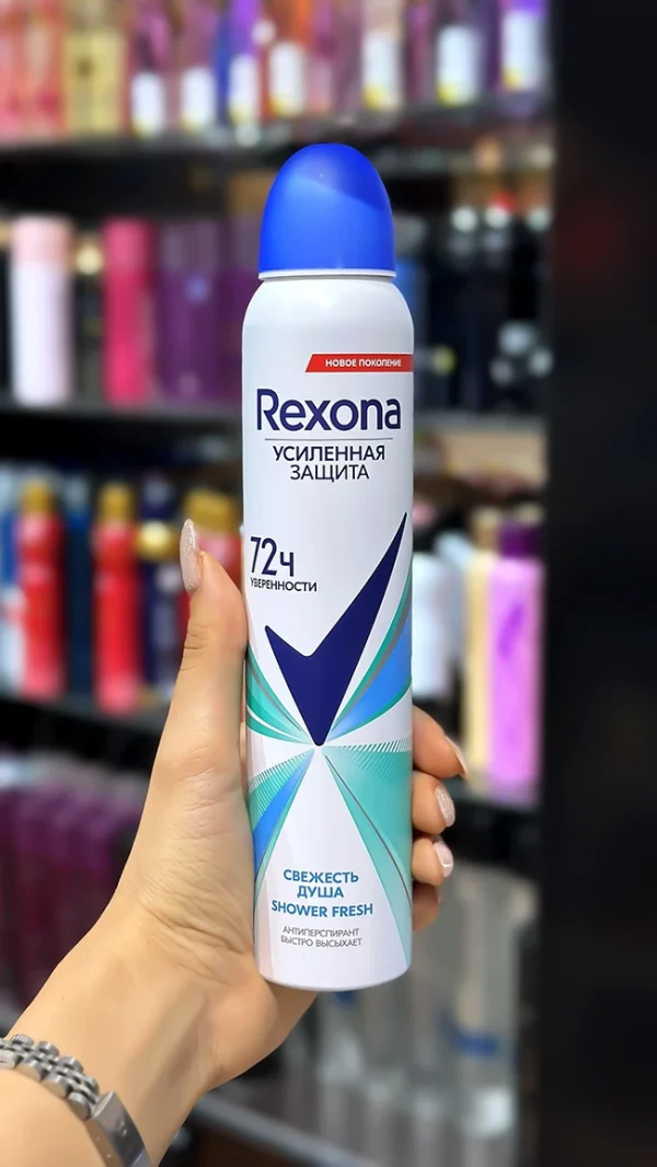 اسپری بدن ۷۲ ساعته زنانه رکسونا مدل Shower Fresh حجم ۲۰۰ میلی‌لیتر ساخت روسیه