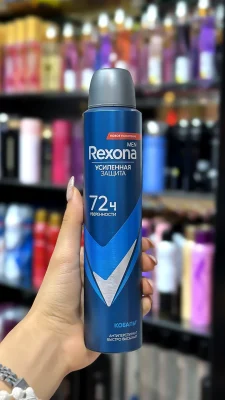اسپری بدن ۷۲ ساعته مردانه رکسونا مدل Cobalt Dry حجم ۲۰۰ میلی‌لیتر ساخت روسیه