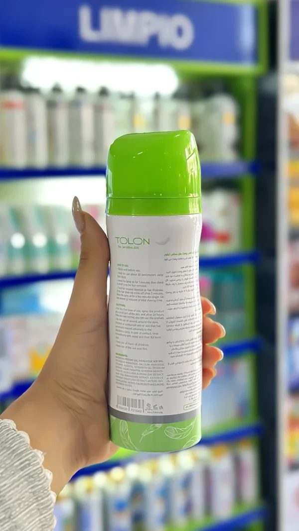 اسپری موبر بدن تولون مناسب پوست حساس حجم ۲۰۰ میل