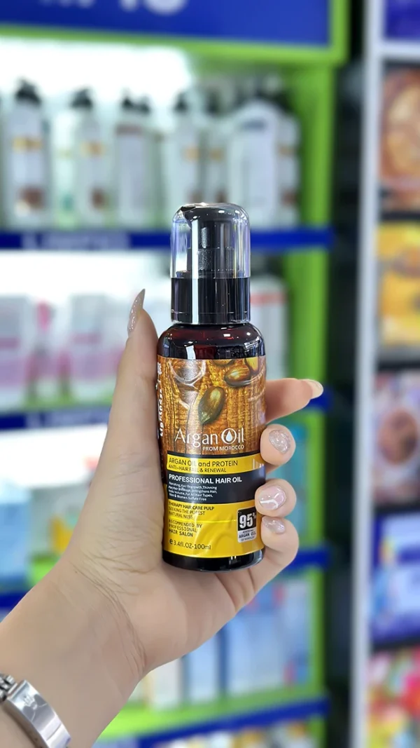 روغن مو آرگان لایتنس اصلی اسلواکی 100 میل