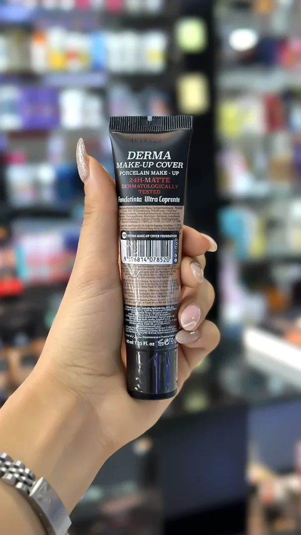 کرم پودر گابرینی DERMA شماره 102 اصل حجم 40 میل