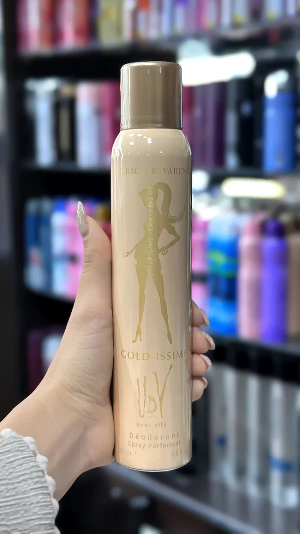 اسپری ضد تعریق زنانه UDV Gold Issime حجم 200 میل