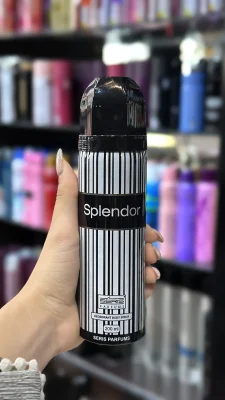 اسپری مردانه سریس Splendor Black رایحه شیرین حجم 200 میل