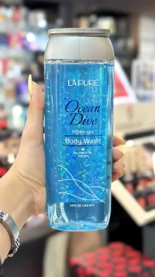 شامپو بدن لپیور مدل Ocean Dive حجم 414 میلی‌لیتر حاوی گلیسیرین و پروویتامین B5