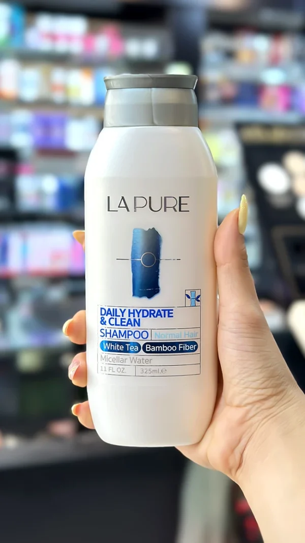 شامپو رطوبت‌رسان روزانه لپیور مدل Daily Hydrate & Clean حجم 325 میلی‌لیتر